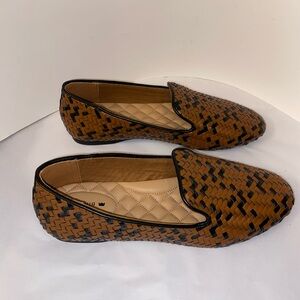NWOB Birdies The Starling Loafer In Leather Basket Weave Sz Women’s 8